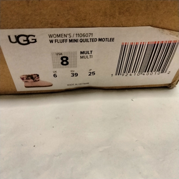 UGG Fluff Mini Quilted Motlee Boots (Size 8 Women's - Picture 11 of 11